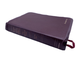The Thompson Chain Reference Bible NIV Red Letter Genuine Leather Zondervan 1983 - £36.75 GBP
