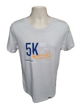 5K Run Walk Fox Trot for Parkinson Research Adult Small Gray TShirt - $19.80