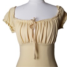 21 Saints Yellow Bodycon Gypsy Mini Dress 0412 - €17,14 EUR