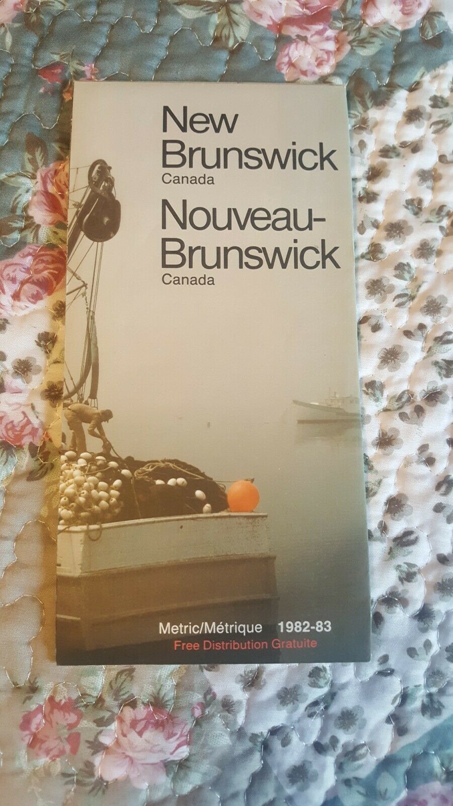 New Brunswick Canada Map 1982 - $4.94
