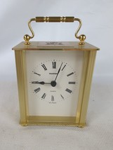 Tourneau Quartz Desk Shelf Mantle Bracket Clock Roman Numerals Made in G... - $28.00