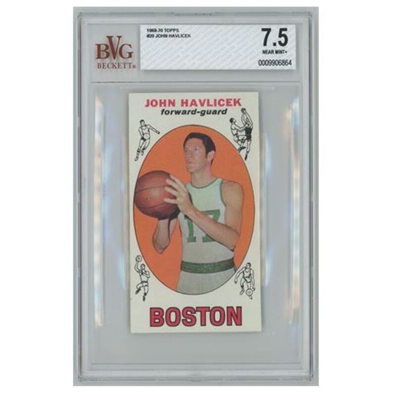 1969 Topps #20 John Havlicek Rookie RC BVG 7.5 NM+ Boston Celtics HOF - $324.99