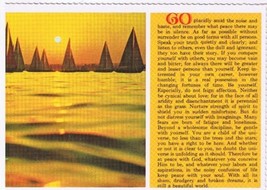 Postcard Sailboats In Sunset Serenity Prayer - £2.19 GBP