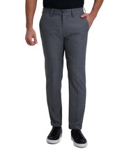 Kenneth Cole Reaction Men&#39;s Slim-Fit Texture Grid Pattern Dress Pants Grey-34/32 - £29.55 GBP