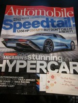 Automobile Magazine February 2019 McLaren&#39;S Stunning New Hypercar Brand New - $9.99