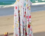 RACHEL Rachel Roy Womens Floral Print Knee-Length Sundress Blue L - $39.59