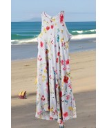 RACHEL Rachel Roy Womens Floral Print Knee-Length Sundress Blue L - $753.77 MXN