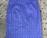 Banana Republic Skirt Womens Size 4 Purple Lavender Textured Pencil Care... - £31.15 GBP