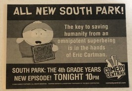 South Park Cartman Vintage Tv Guide Print Ad Comedy Central Tpa25 - £4.64 GBP