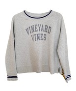 Vineyard Vines Grey Blue Varsity Crewneck Sweatshirt Small - $40.00