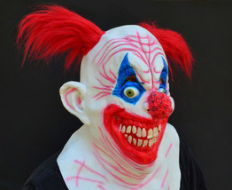 Scary Halloween Clown Mask Costume Party Crazy Clown - £11.78 GBP