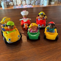 Fisher Price Little People Cars Taxi Bike with 6 Figures Wheelies - £12.32 GBP