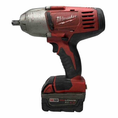 Milwaukee 2663-20 M18 1/2" High Torque Impact Wrench W/ XC4.0 Battery No Charger - $125.88