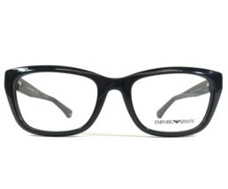 Emporio Armani Eyeglasses Frames EA 3058 5017 Shiny Black Square 53-19-140 - £44.78 GBP
