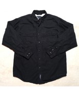 5.11 Tactical Black Long Sleeve Mesh Vented Button Shirt - Men&#39;s Size Me... - $24.95
