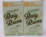 DUKE CANNON Big ASS Brick of BAY RUM Bar Soap 10 oz Each NEW Lot of 2 - $19.77