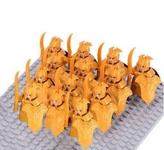 Medieval Age Castle Knights Military Armored Rome Soldiers Figures 13Pcs - XP385 - £14.85 GBP