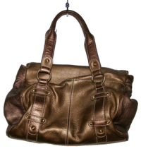 Coldwater Creek Women Hobo Purse Bag 14x9x8 Inch Bronze - $16.78