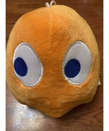 Pac Man Clyde Orange Ghost Plush Toy Stuffed Animal - $8.00