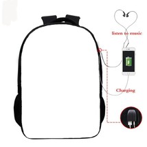 Ed backpack boys girls school bag teenager usb cable school backpacks women men bookbag thumb200