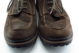 Robert Wayne Footwear Boots Sz 42 M Brown Round Toe Paddock Leather Men - $24.97