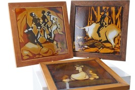 MCM Libermann Pottery Bantu Folklore Tiles - £114.39 GBP