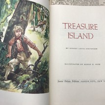 1954 Treasure Island By Robert Louis Stevenson Jr Deluxe Ed - £8.59 GBP