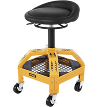 VEVOR Rolling Garage Stool, 300LBS Capacity, Adjustable Height 24 in - 2... - $86.90
