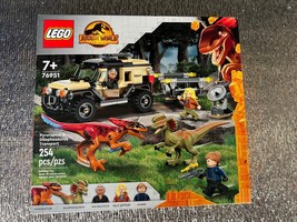 New LEGO Jurassic World Dominion Pyroraptor Dilophosaurus Transport  279... - $82.07