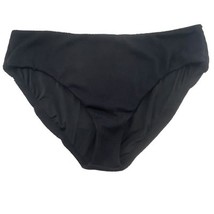 J Crew Scrunchie Bikini Bottom Black High Rise Plus Size 3X BH482 New - $17.07