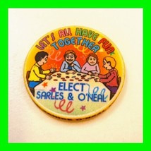 Vintage Casino Collector Chip - Elect Janice Sarles &amp; David O&#39;neal For V... - $19.79