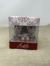 Ganz Ardella Christmas LED Lights 3.5&#39;&#39; Glass Gnome Ball Ornament - $19.99