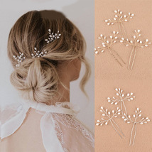 Wedding Pearl Hair Pins, Bridesmaid Hair Piece, Bridal Hair Accessories - £9.50 GBP+