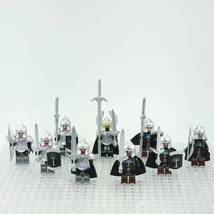 Lord of the Rings Heavy Armor Gondor Soldiers Fountain Guard 9pcs Minifigures - £16.01 GBP