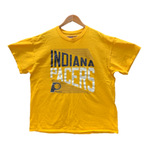 Nba Mens Indiana Pacers T-Shirt Size Xl Yellow 100% Cotton - £8.56 GBP