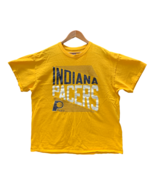 NBA MENS INDIANA PACERS T-Shirt Size XL Yellow 100% Cotton - £8.55 GBP