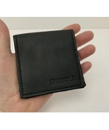 Rare Shinola Slim Mini Wallet Bill Holder Black Soft Leather Excellent - $94.71 CAD