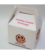 Christmas party favor box, Secret Santa gift box, holiday cookie exchange  - £10.19 GBP