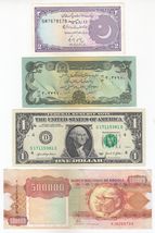 Pakistan, Afghanistan, USA, Angola, plein De 4, Billets Banque, Rare Col... - $12.60