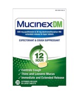 READ Mucinex DM 12 Hour Cough Medicine - Tablets - 20 Ct Exp 09/2027 - €8,45 EUR
