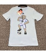 Sporting Kansas City Shirt Youth Medium 10-12 Adidas MLS Short Sleeve Co... - $345.09 MXN