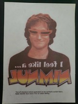 Vintage Mork from Ork Nimnul Robin Williams Transfer New Old Stock - £7.17 GBP