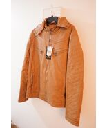 PLATINI Racer Jacket With Removable Hood STYLE: PUJ7972 COLOR: CAMEL SIZ... - $79.99