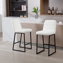 Low Bar Stools Set of 2 Bar Chairs for Living Room Party Room Kitchen - £200.57 GBP