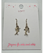 NWT Women&#39;s LOFT Gold Leopard Drop Dangle Earrings - €19,40 EUR