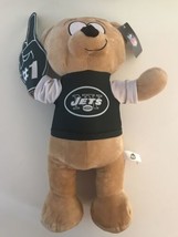 18&quot; NFL New York NY Jets Bear Good Stuff Plush Football Toy 2018 New wit... - $14.73