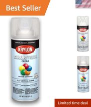 12 oz K0007 Crystal Clear Paint &amp; Primer Spray Paint, Flat - $11.59