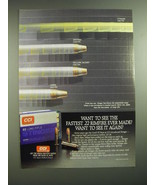 1983 CCI 22 Long Rifle Stinger Ammunition Ad - Want to see the fastest .22  - £14.55 GBP