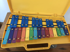 Vtg Beyer 27 Key DB-27K Kids Xylophone Musical Instrument Hardshell Carr... - £46.85 GBP