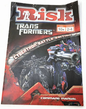 Risk Transformers spare parts pieces Command Manual Rule book Instructions - £1.55 GBP